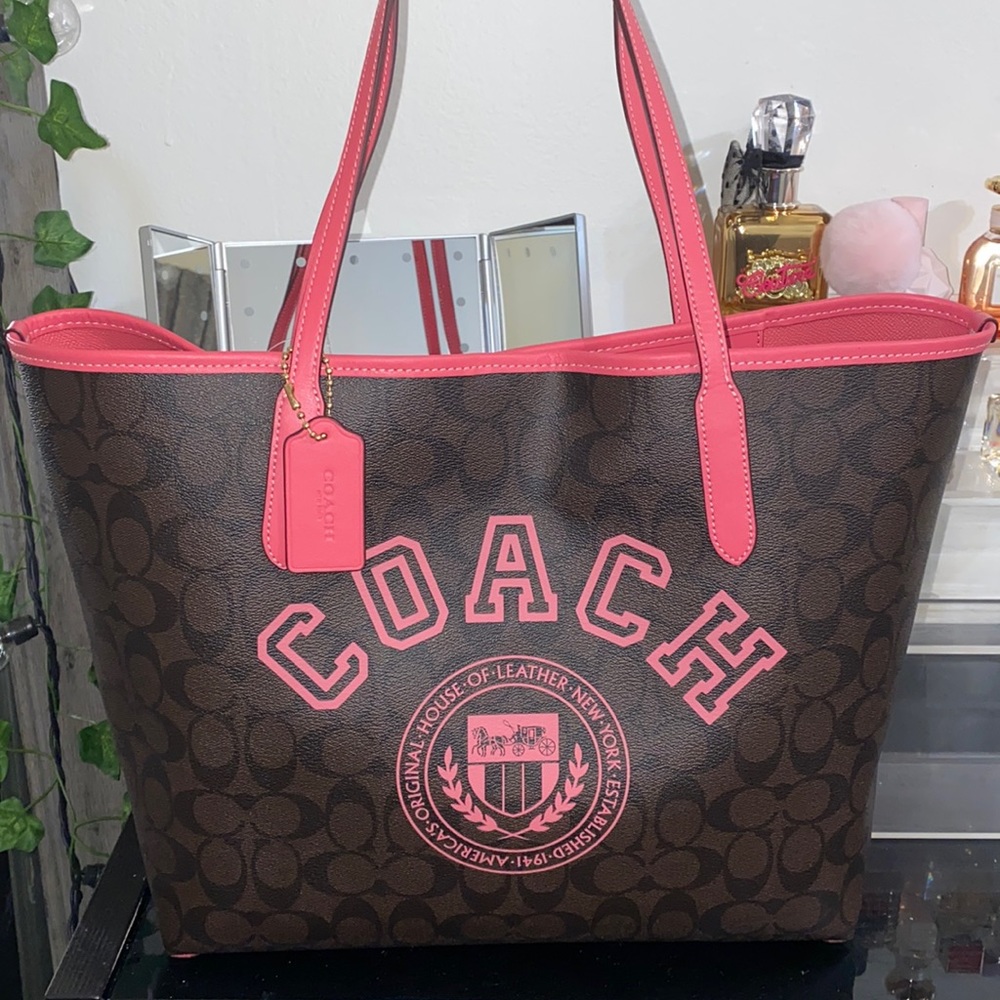 Coach Varsity Signature City Tote